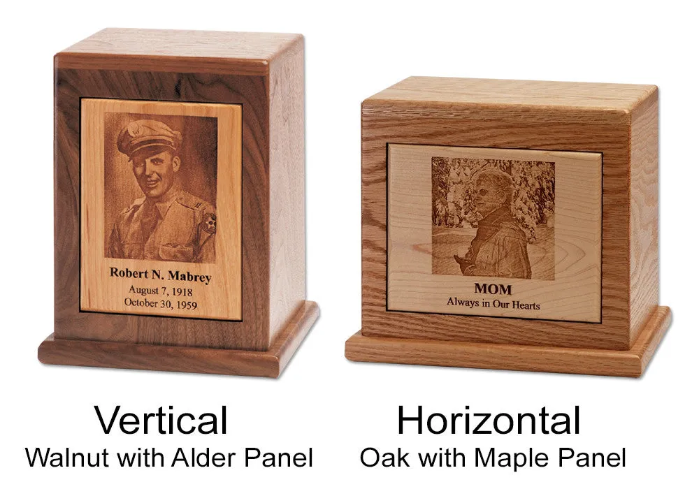 Vision Engraved Photo Cremation Urn