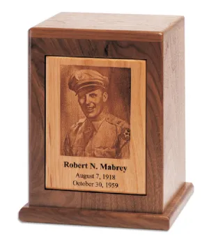 Vision Engraved Photo Cremation Urn