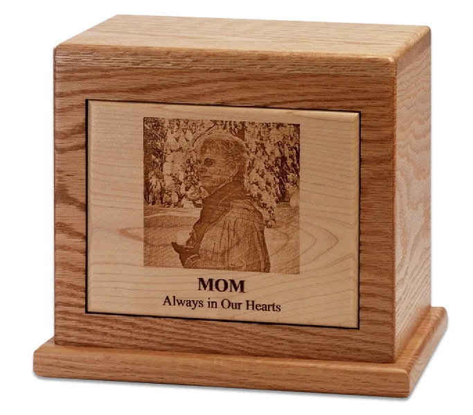 Vision Engraved Photo Cremation Urn