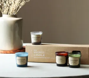 VOTIVE CANDLES - SET OF 4