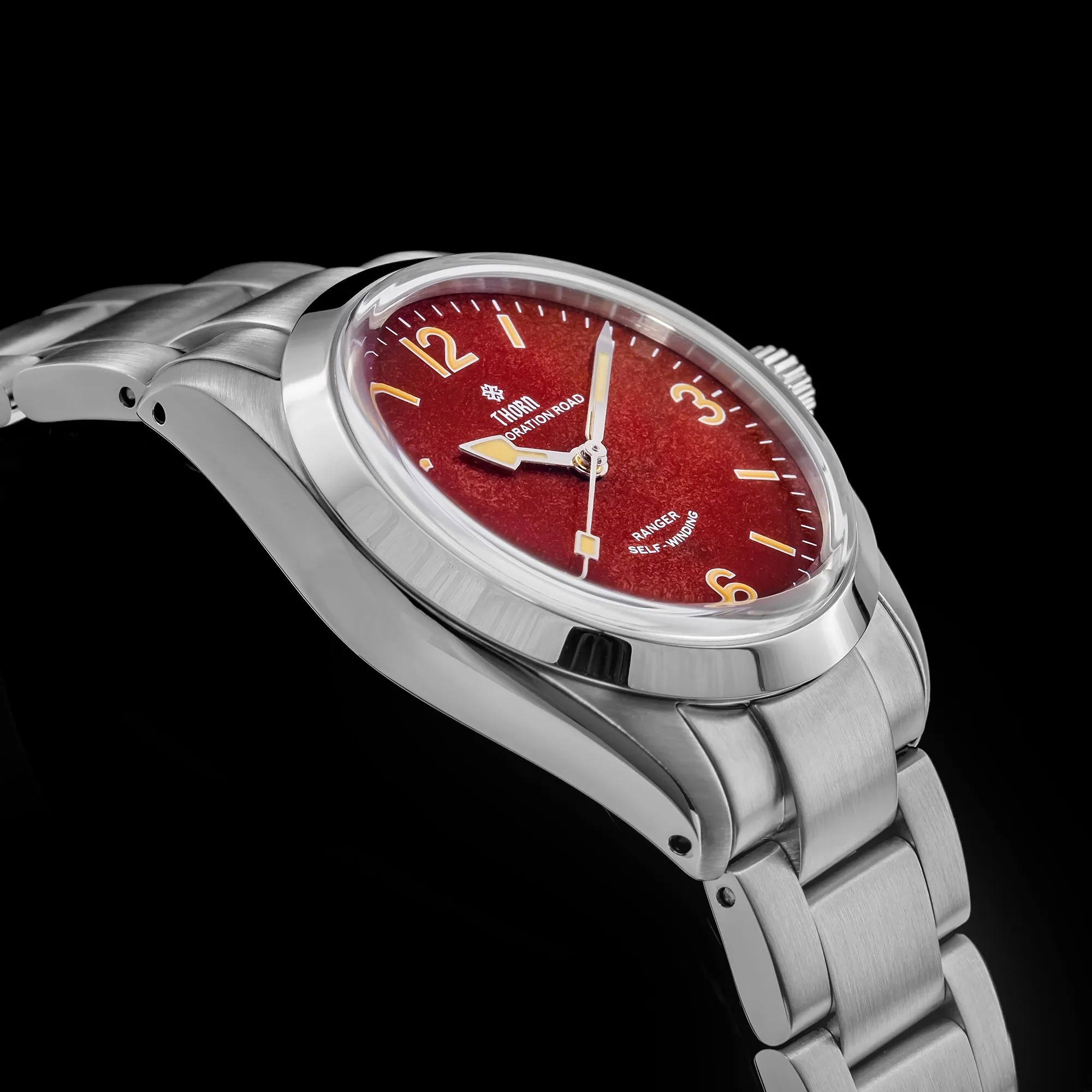 ★Weekly Deal★Thorn 34mm Vintage Mechanical Watch T003