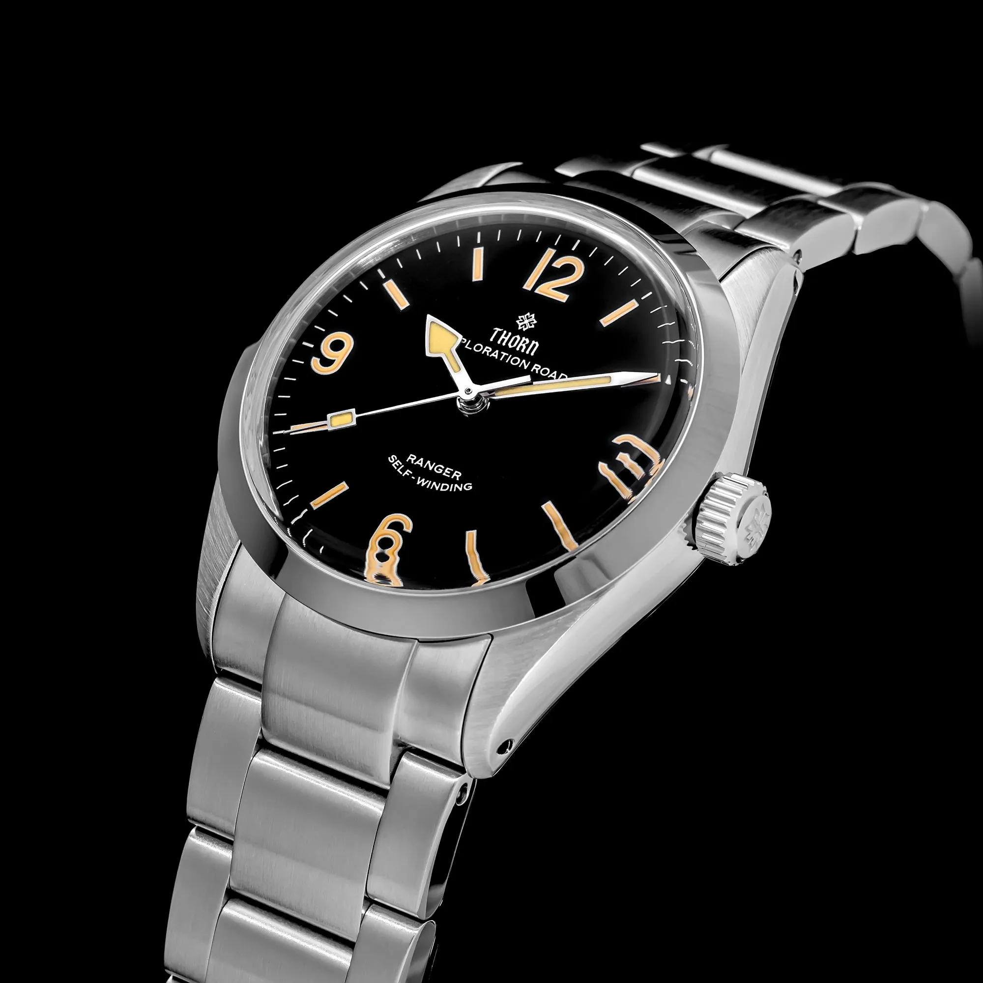 ★Weekly Deal★Thorn 34mm Vintage Mechanical Watch T003