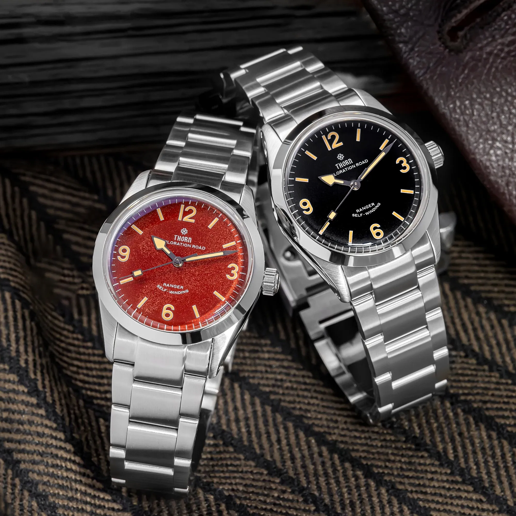 ★Weekly Deal★Thorn 34mm Vintage Mechanical Watch T003