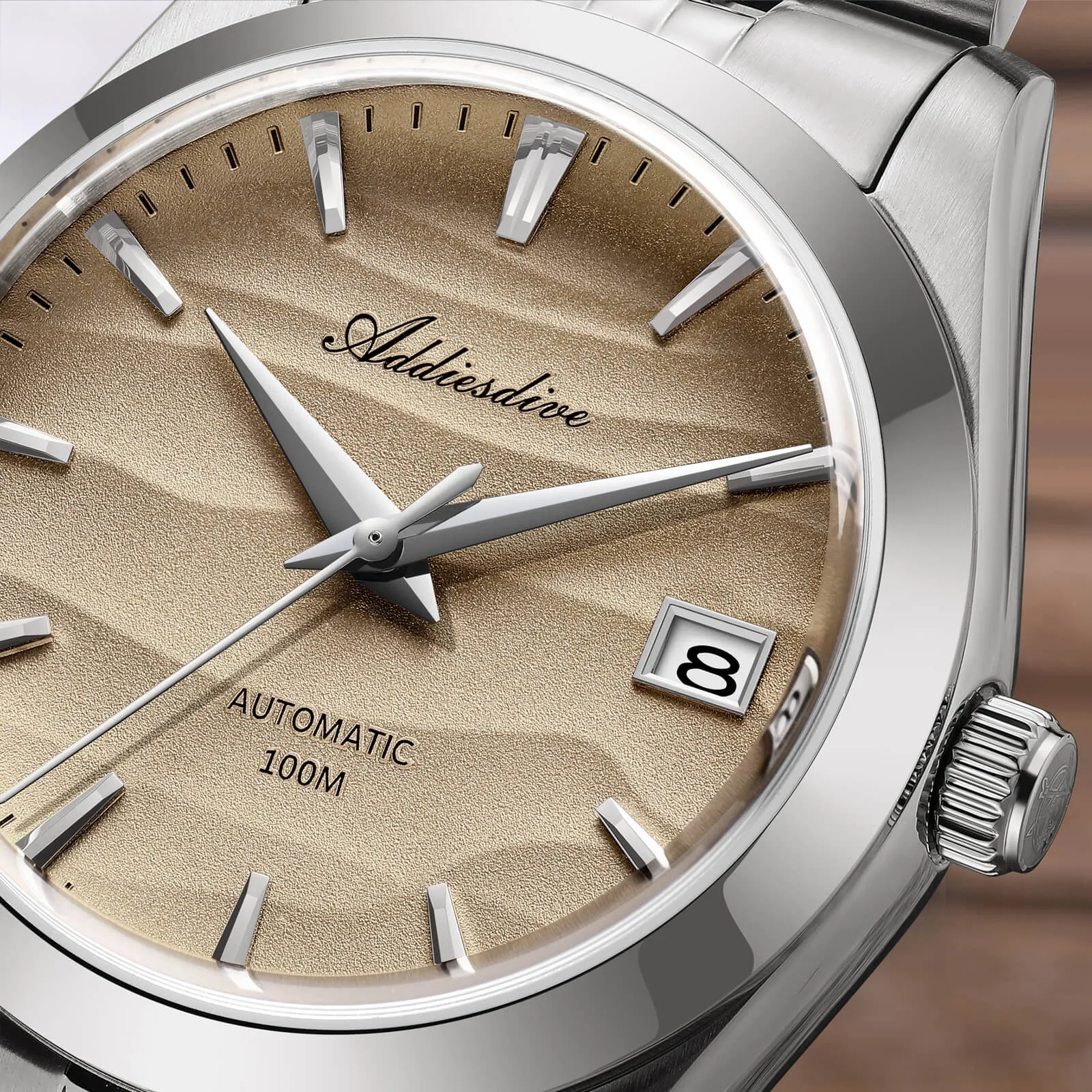 ★WeeklyDeals★Addiesdive 39mm Sand Dial NH35 Mechanical Watch AD2059