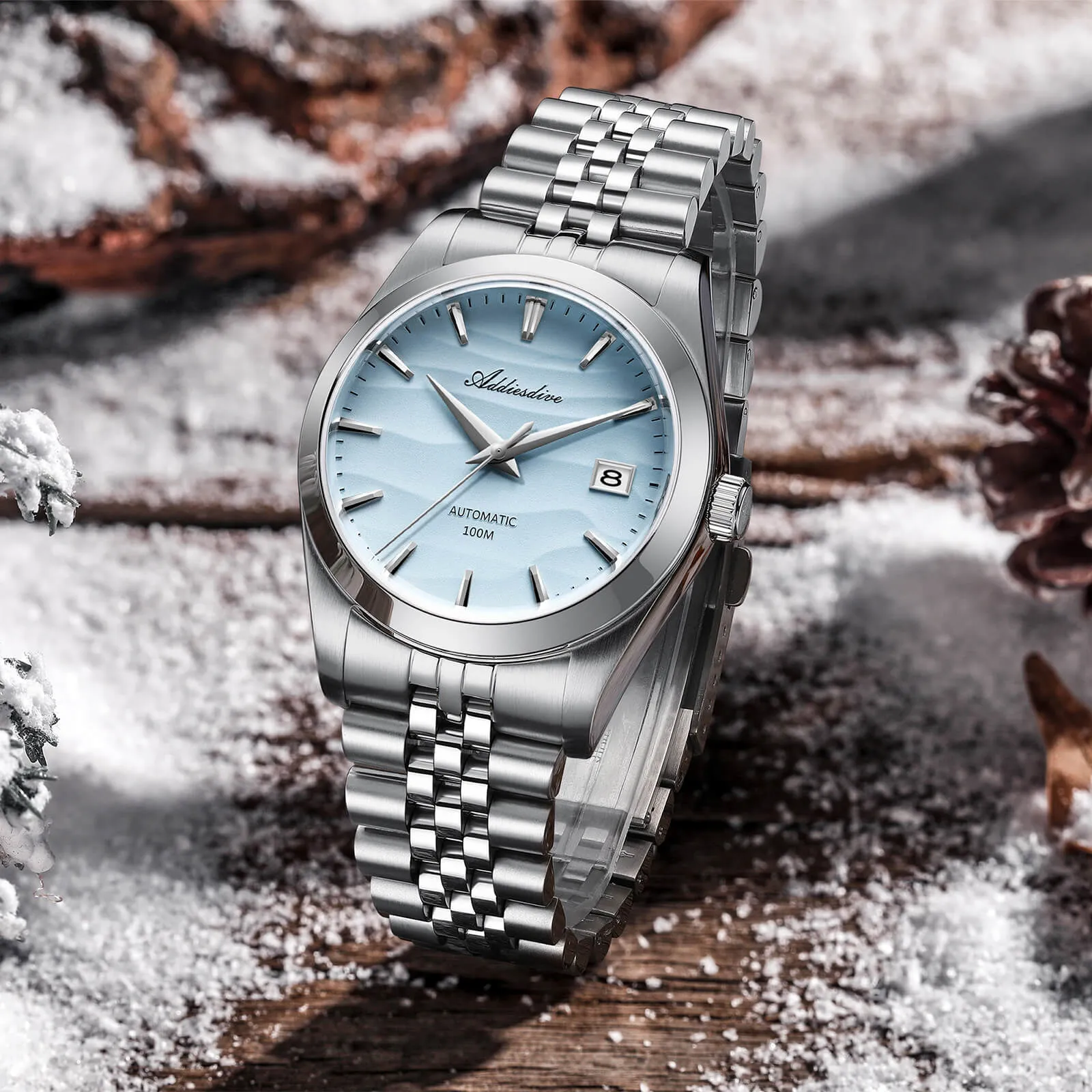 ★WeeklyDeals★Addiesdive 39mm Sand Dial NH35 Mechanical Watch AD2059