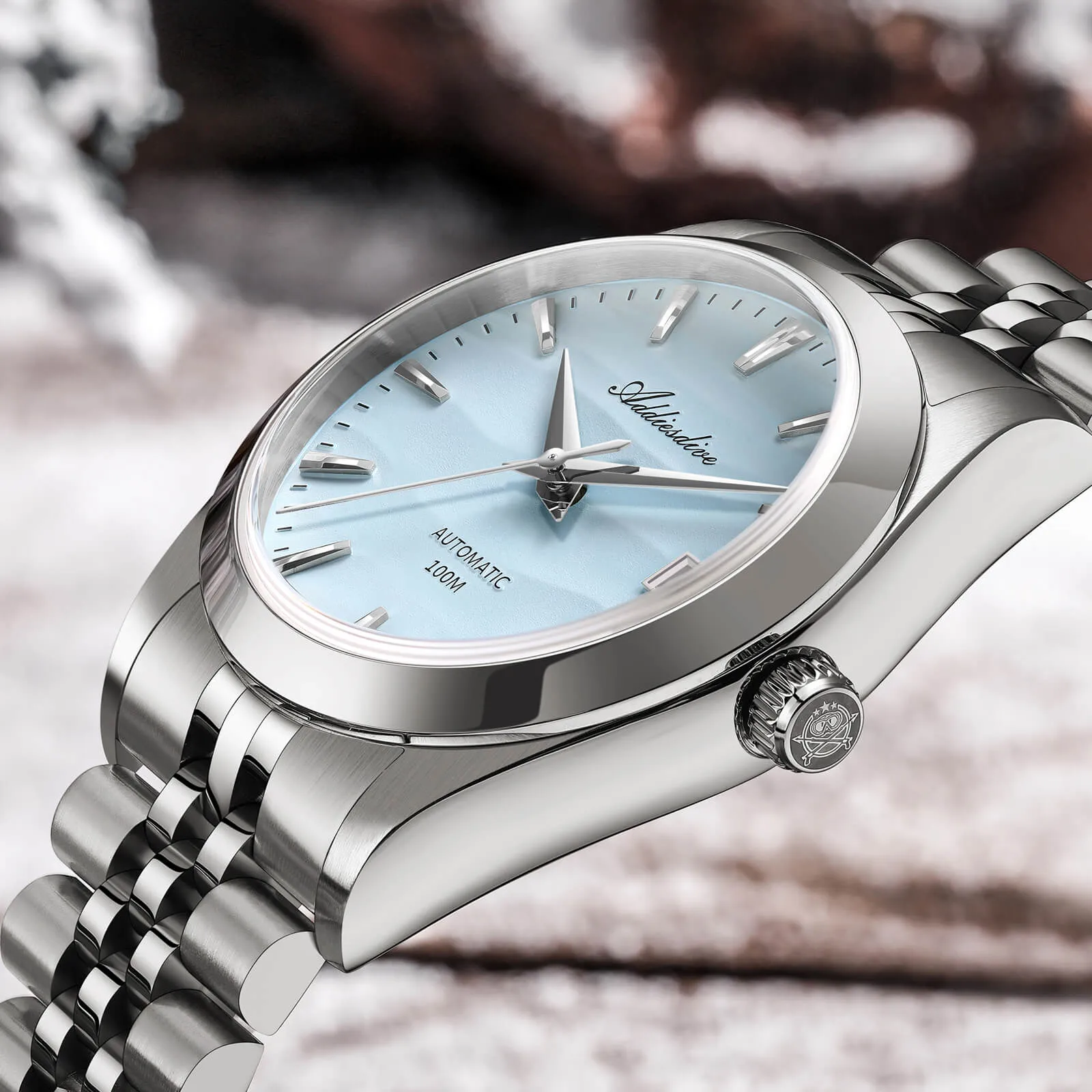 ★WeeklyDeals★Addiesdive 39mm Sand Dial NH35 Mechanical Watch AD2059