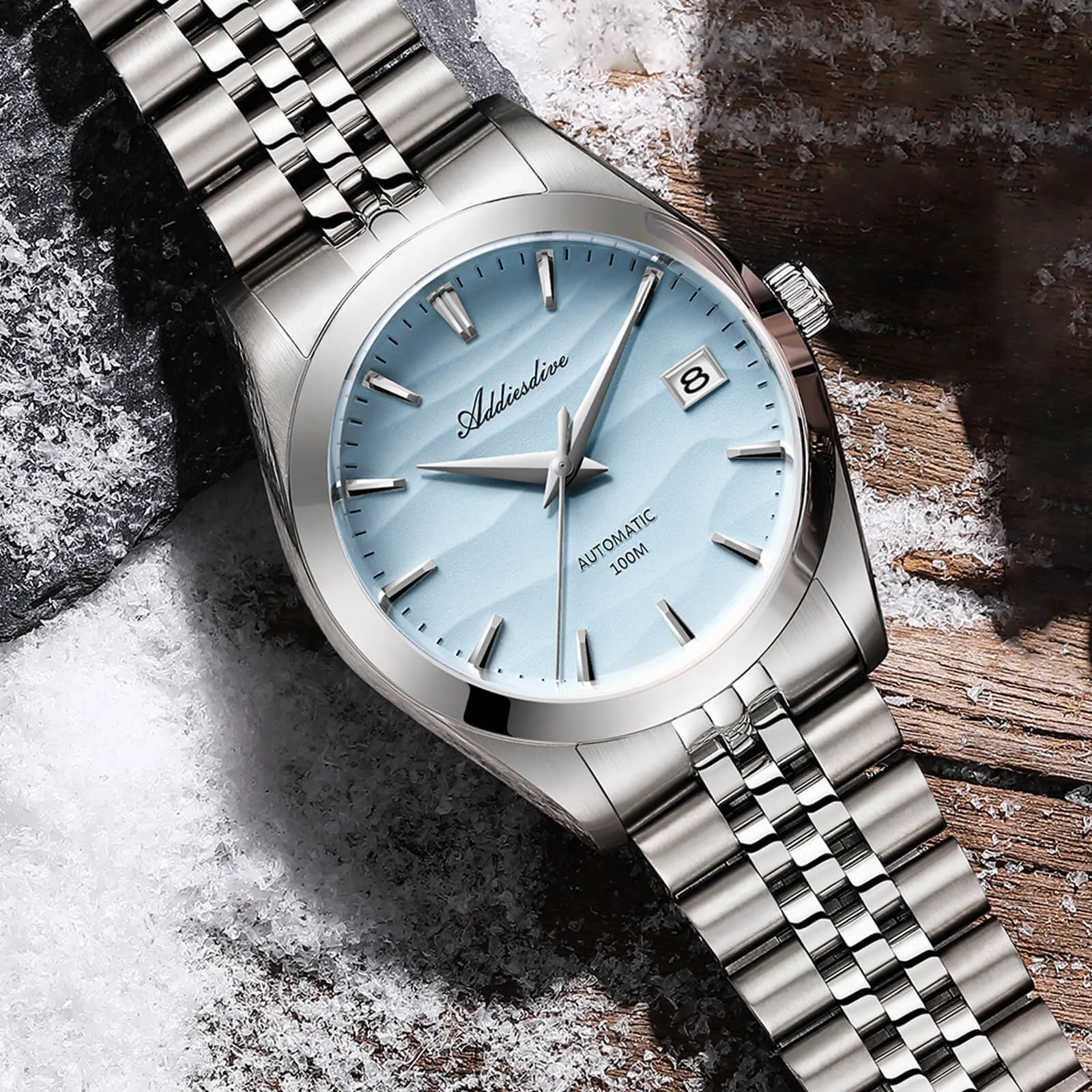 ★WeeklyDeals★Addiesdive 39mm Sand Dial NH35 Mechanical Watch AD2059