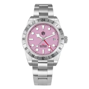 ★WeeklyDeal★San Martin 39mm NH34 BB GMT Watch-SN0054G-C2