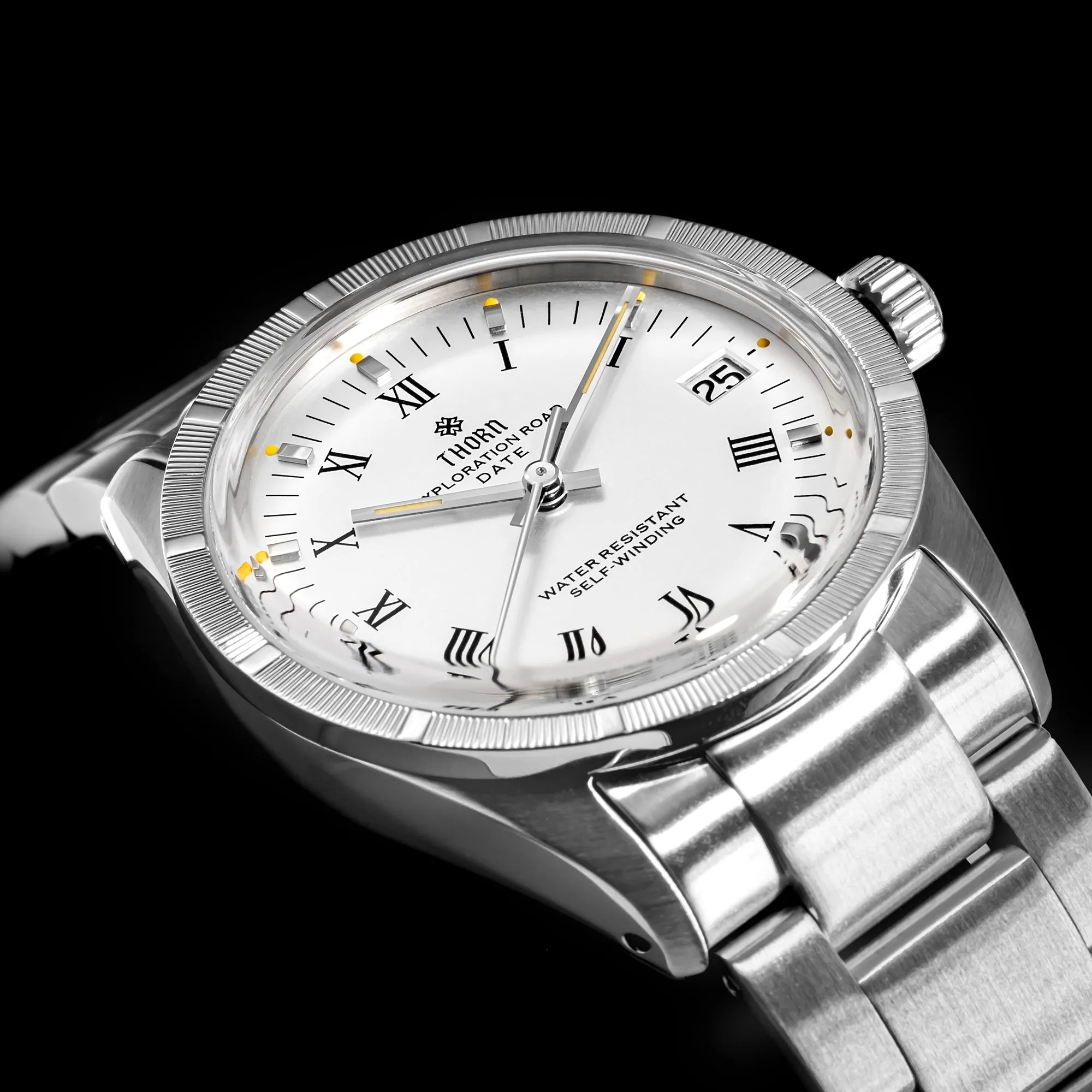 ★WeeklyDeal★Thorn 34mm PT5000 Retro Mechanical Watch T004