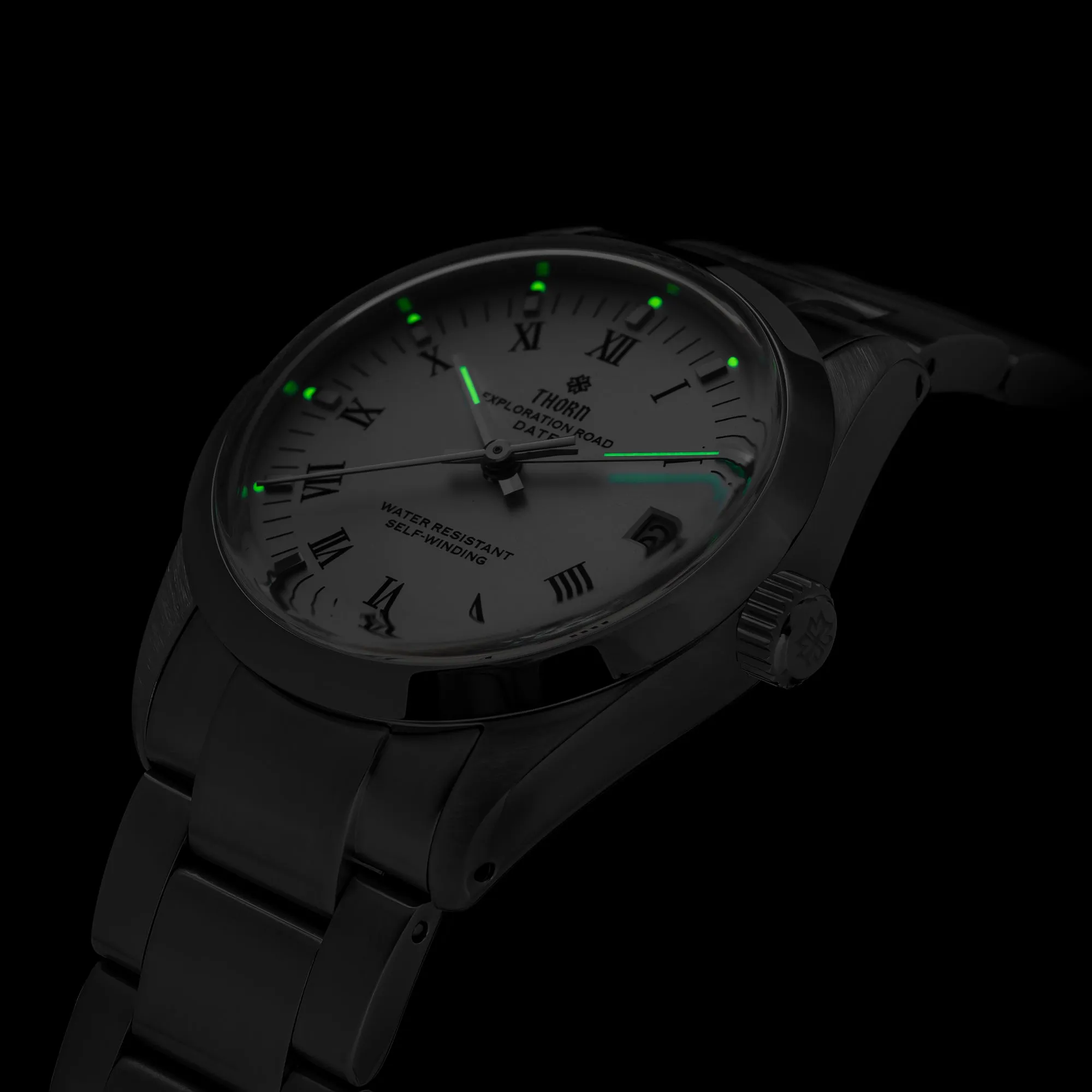 ★WeeklyDeal★Thorn 34mm PT5000 Retro Mechanical Watch T004