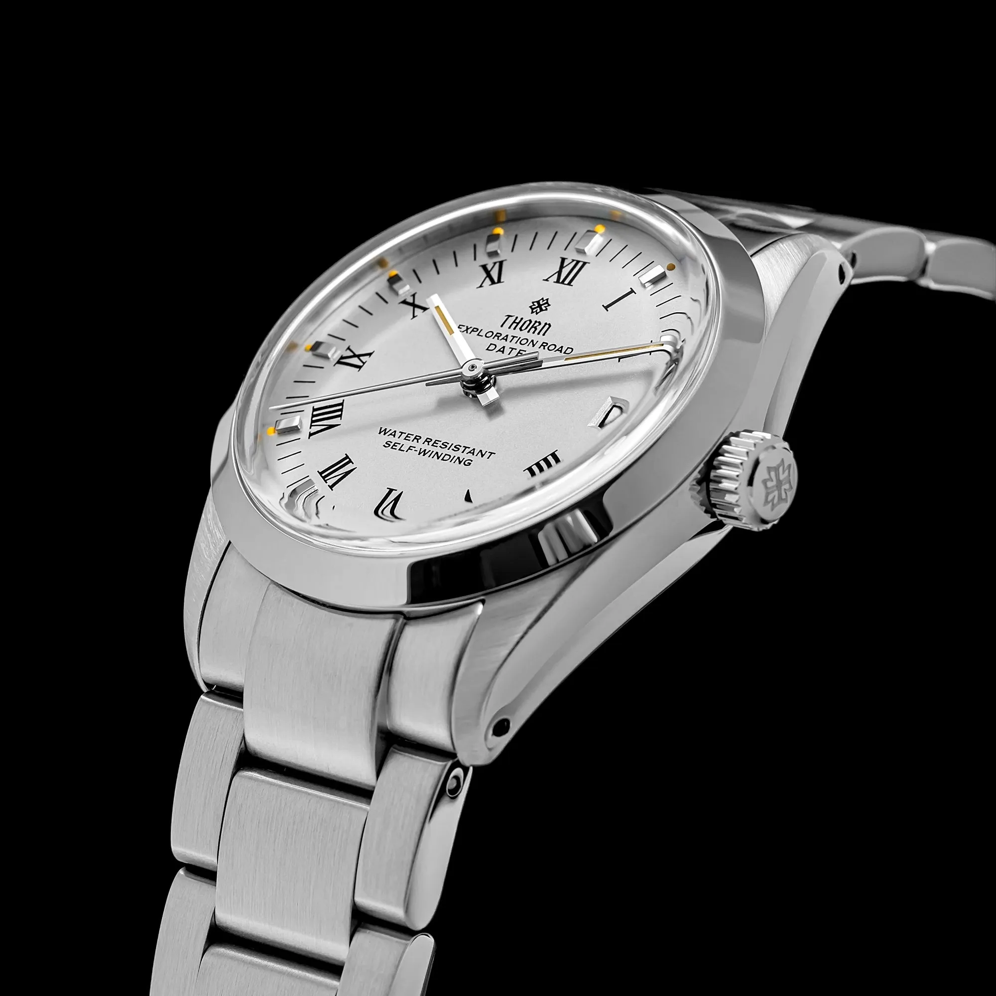 ★WeeklyDeal★Thorn 34mm PT5000 Retro Mechanical Watch T004