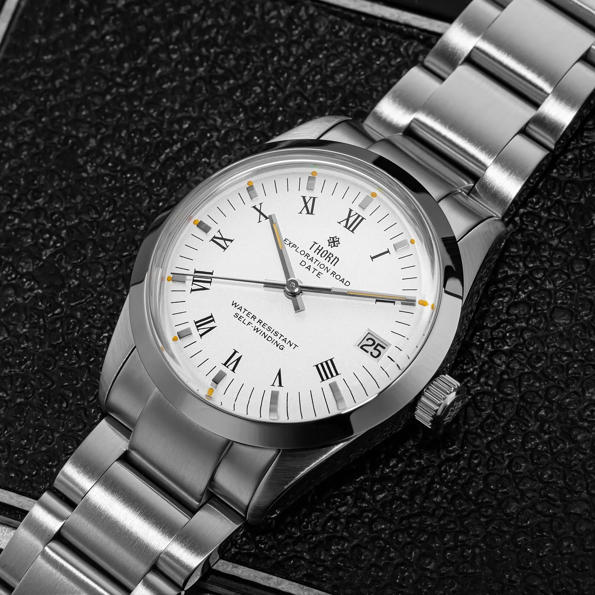 ★WeeklyDeal★Thorn 34mm PT5000 Retro Mechanical Watch T004