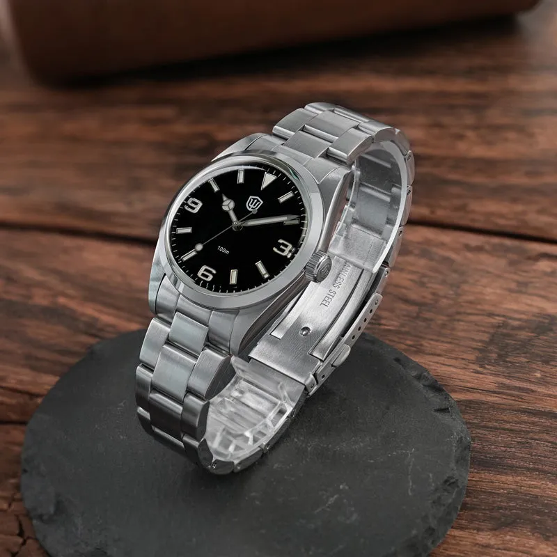 ★WeeklyDeal★Watchdives WD1016 37mm VH31 Explore Men Watch V1