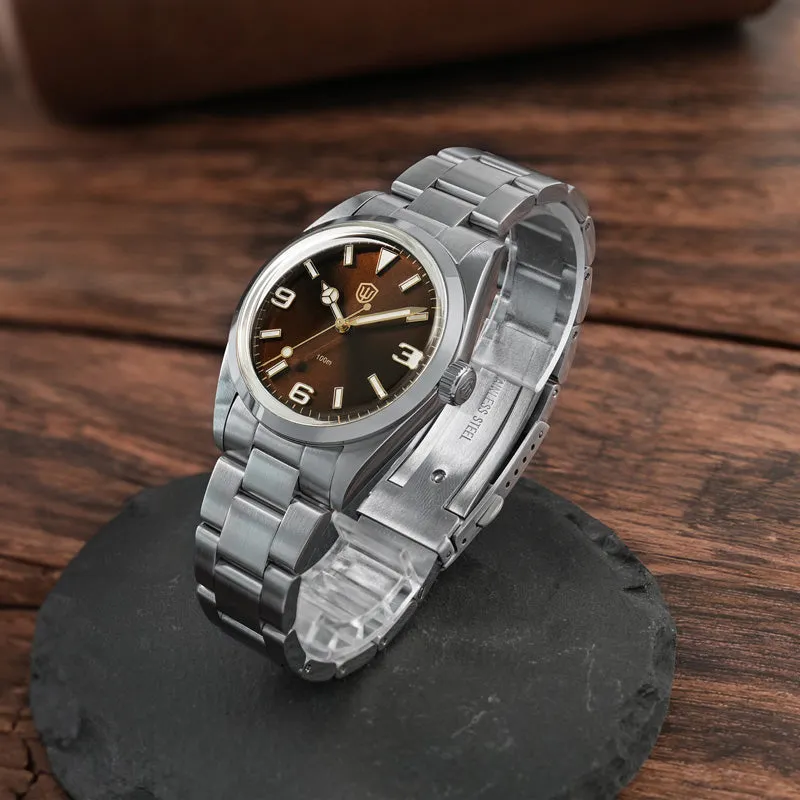 ★WeeklyDeal★Watchdives WD1016 37mm VH31 Explore Men Watch V1
