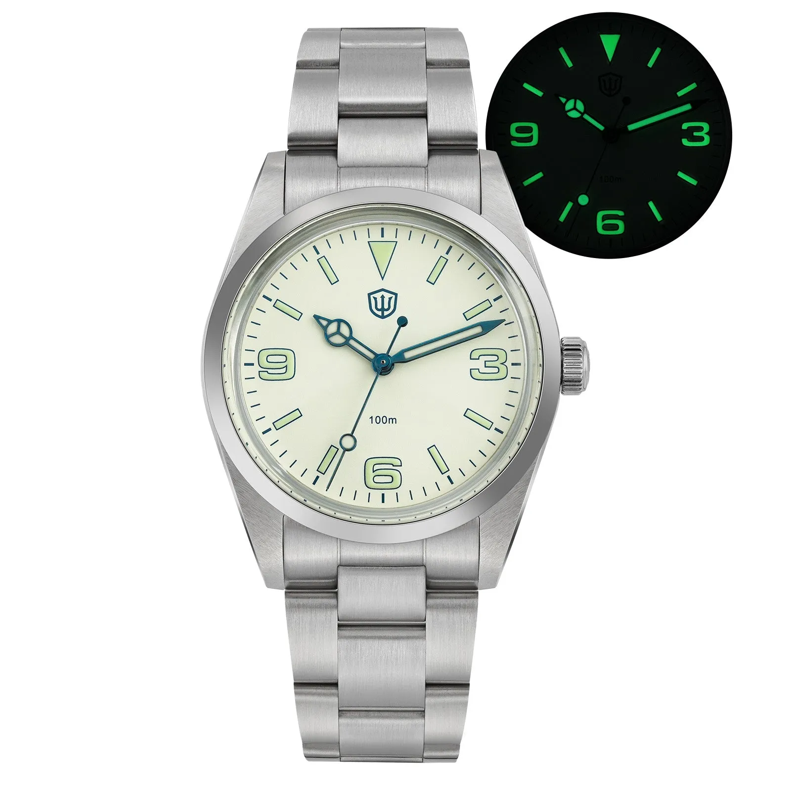 ★WeeklyDeal★Watchdives WD1016 37mm VH31 Explore Men Watch V1