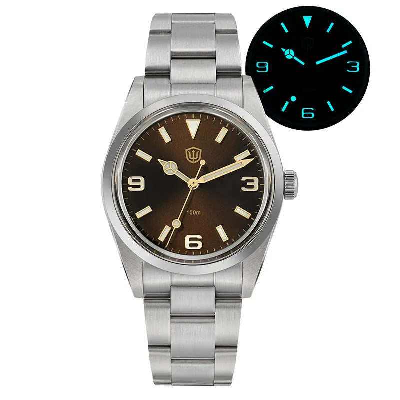 ★WeeklyDeal★Watchdives WD1016 37mm VH31 Explore Men Watch V1